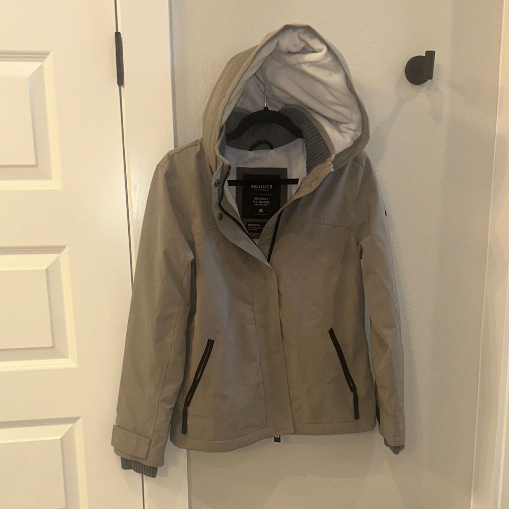 GUC Women’s Weather-Resistant Utility Hooded Jacket Hollister Size Coat Medium